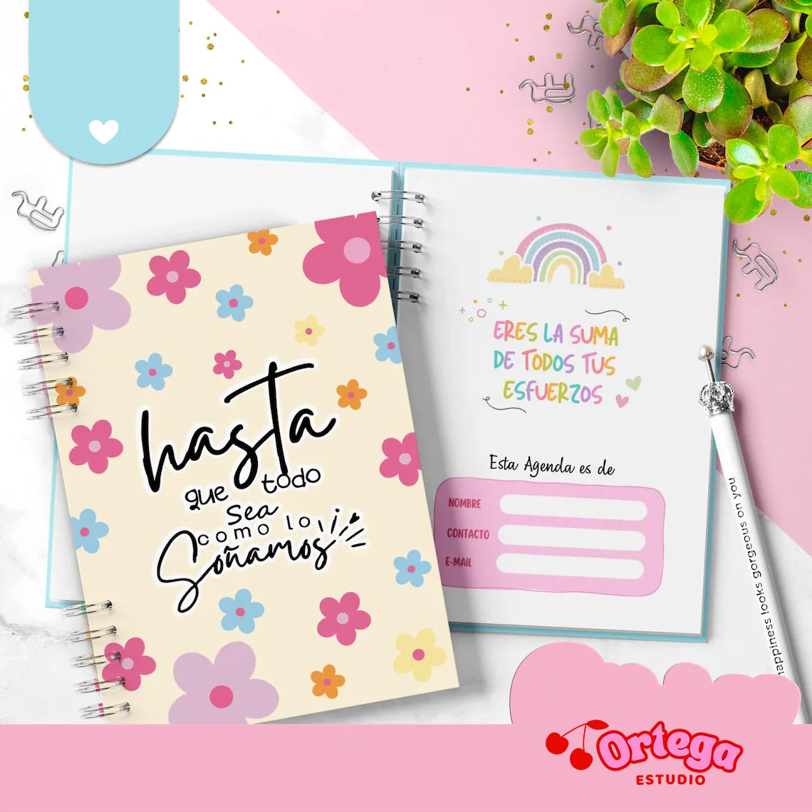 Agenda bonita Español