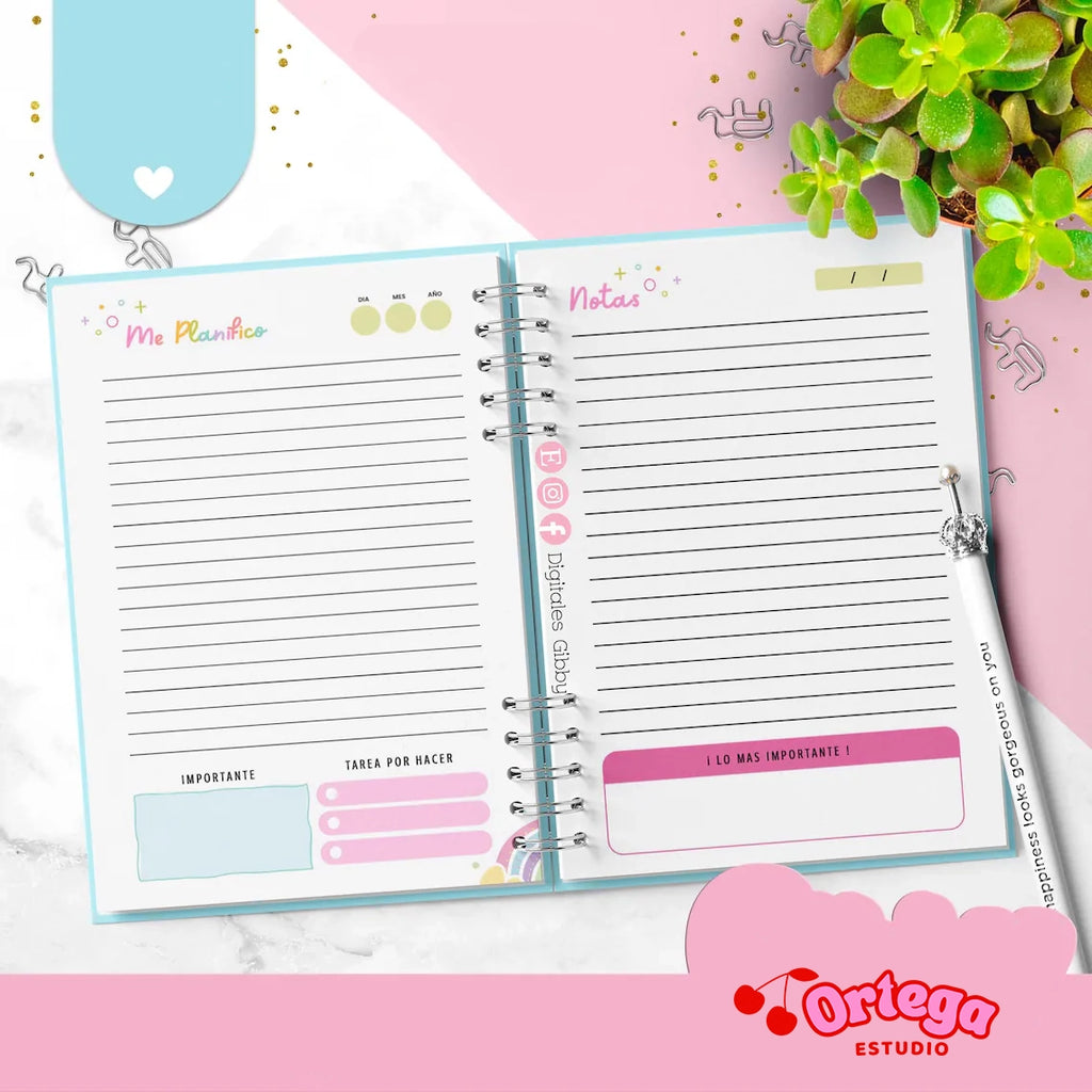 Agenda bonita Español