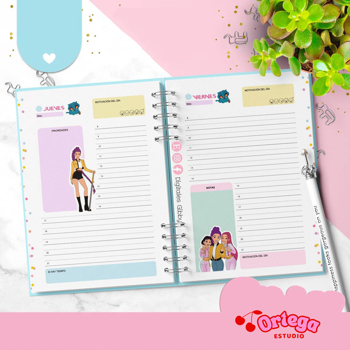 Agenda guerreras K-pop Español