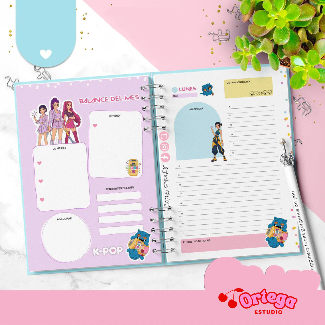 Agenda guerreras K-pop Español