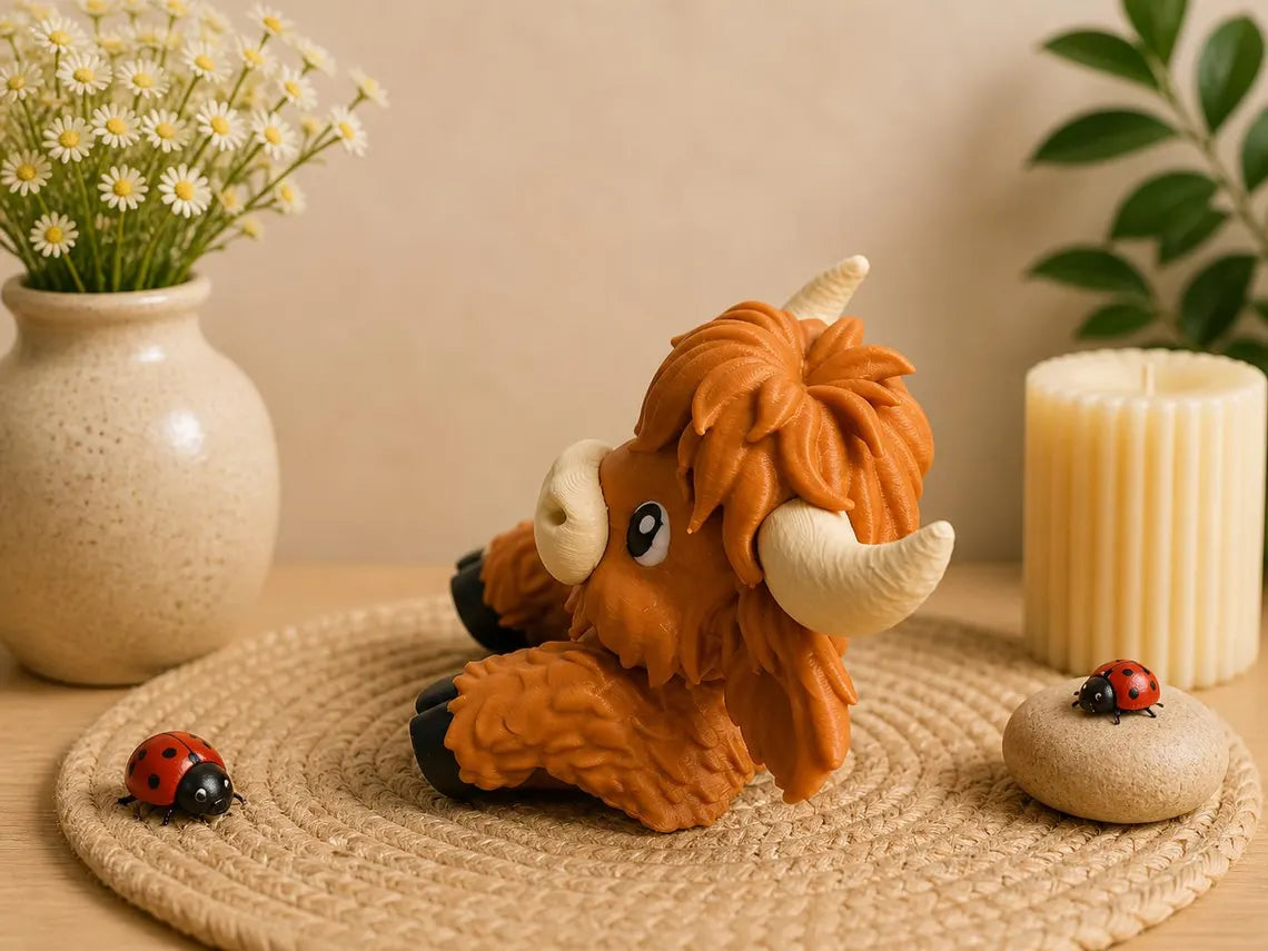 Cute Desk Decor Cow Shelf