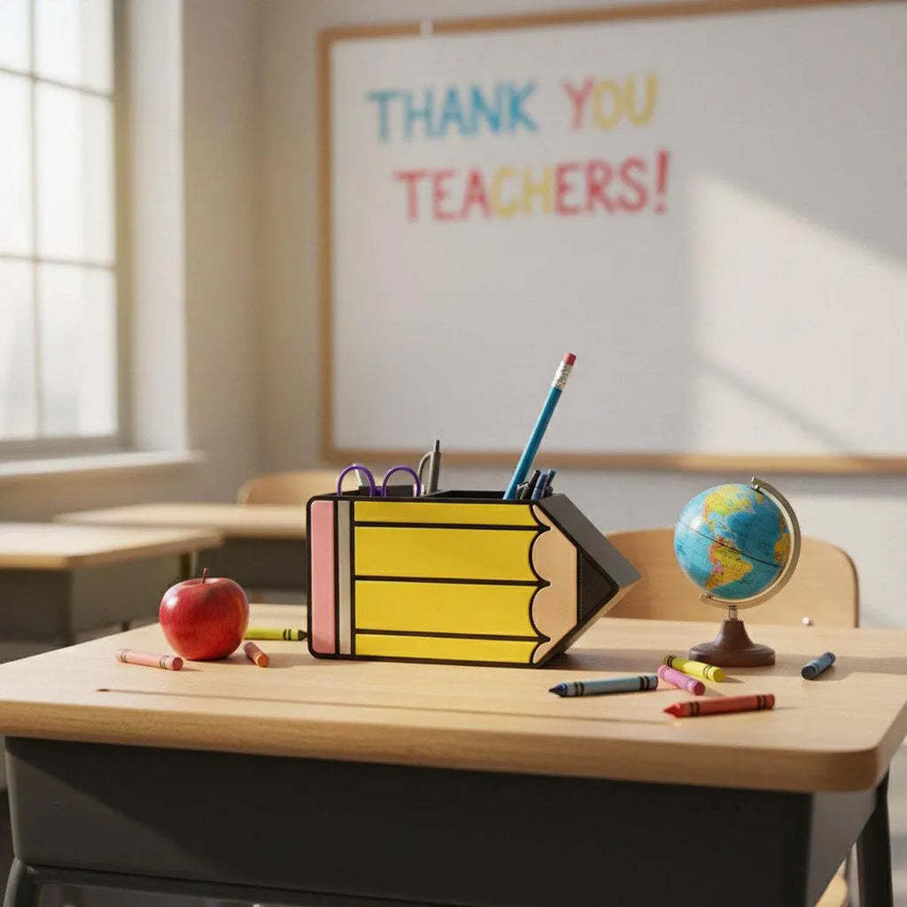 Custom Name Pencil Holder - Teacher Gift - 3D Printed Teacher Appreciation Week Gift