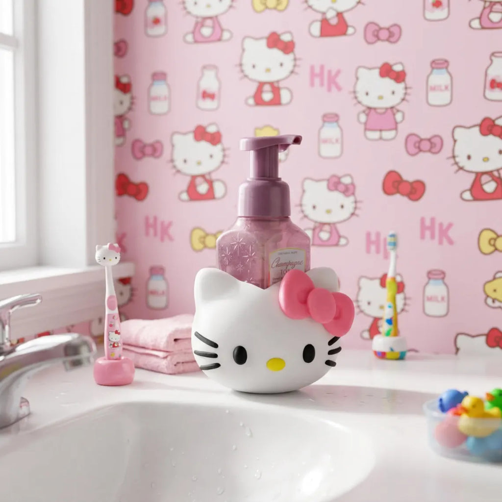 3D Printed Hello Kitty Multi-Purpose Holder | Cute Makeup Brush, Pencil, Soap Organizer