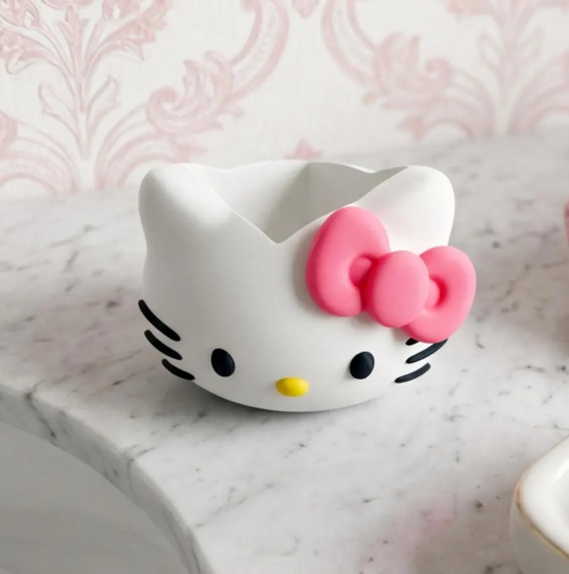 3D Printed Hello Kitty Multi-Purpose Holder | Cute Makeup Brush, Pencil, Soap Organizer