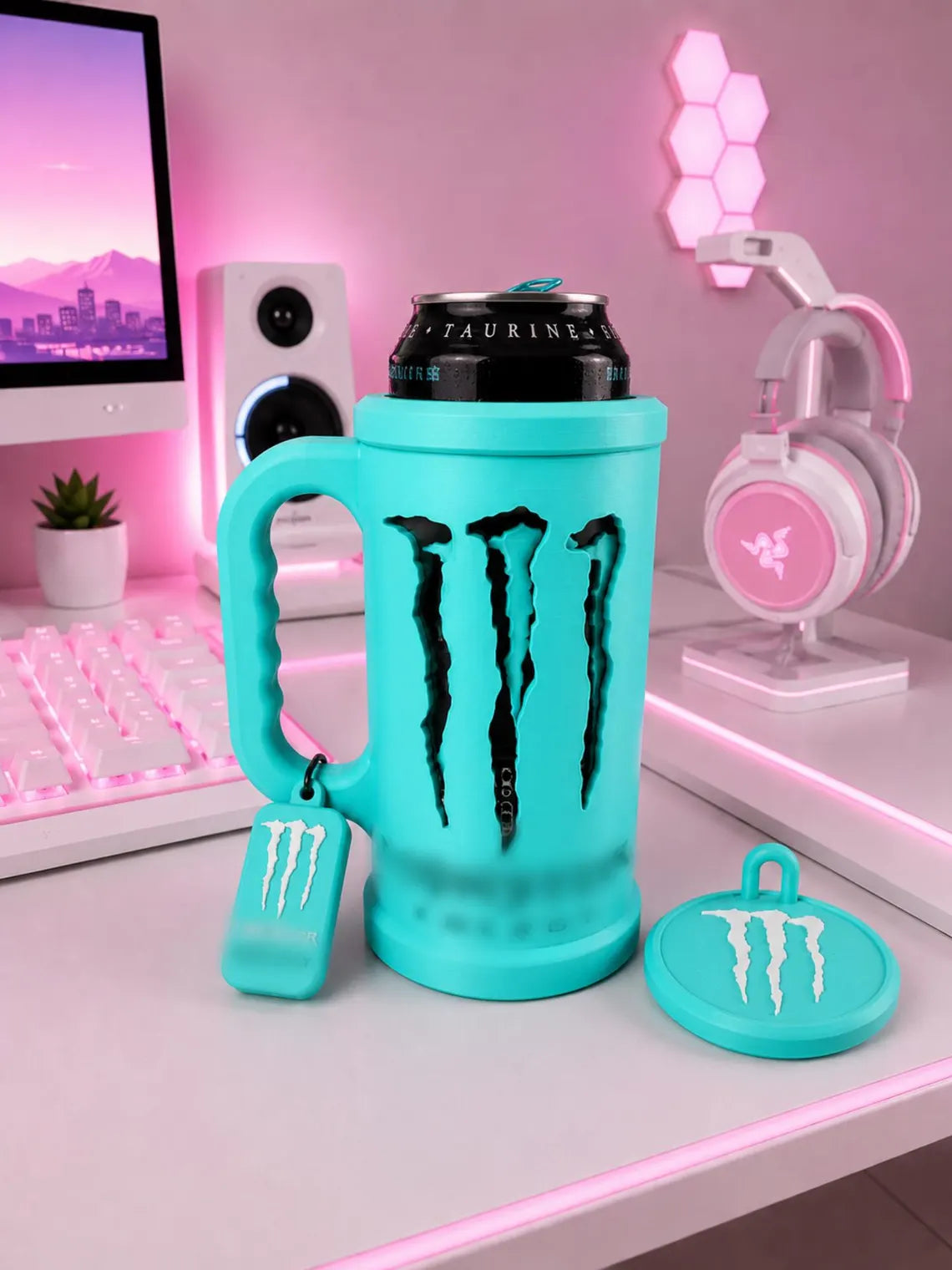 Monster Edition Set – Can Holder + Bottle Opener + Lid