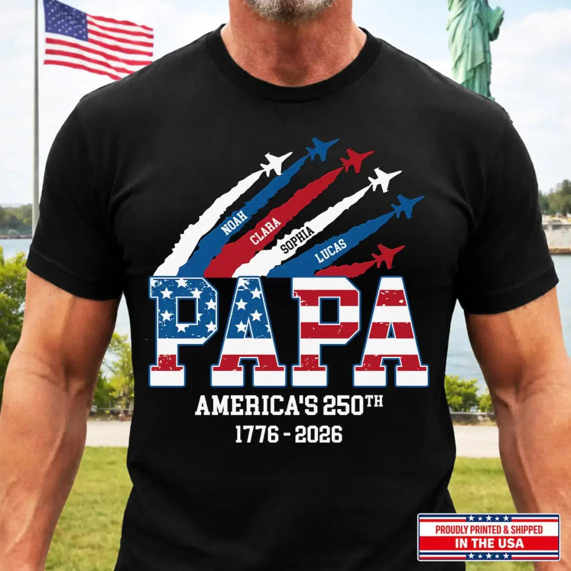 Personalized Papa America 250th Anniversary