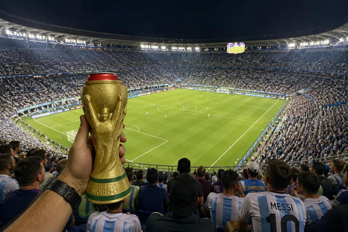 Football Trophy Can Cooler