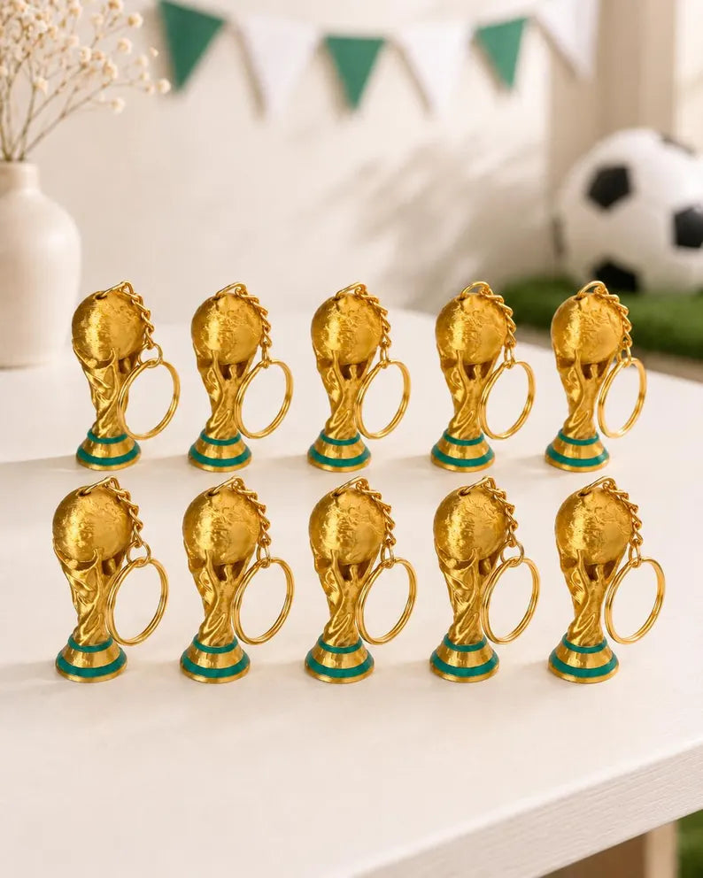 World Cup 2026 Trophy Keychain Soccer