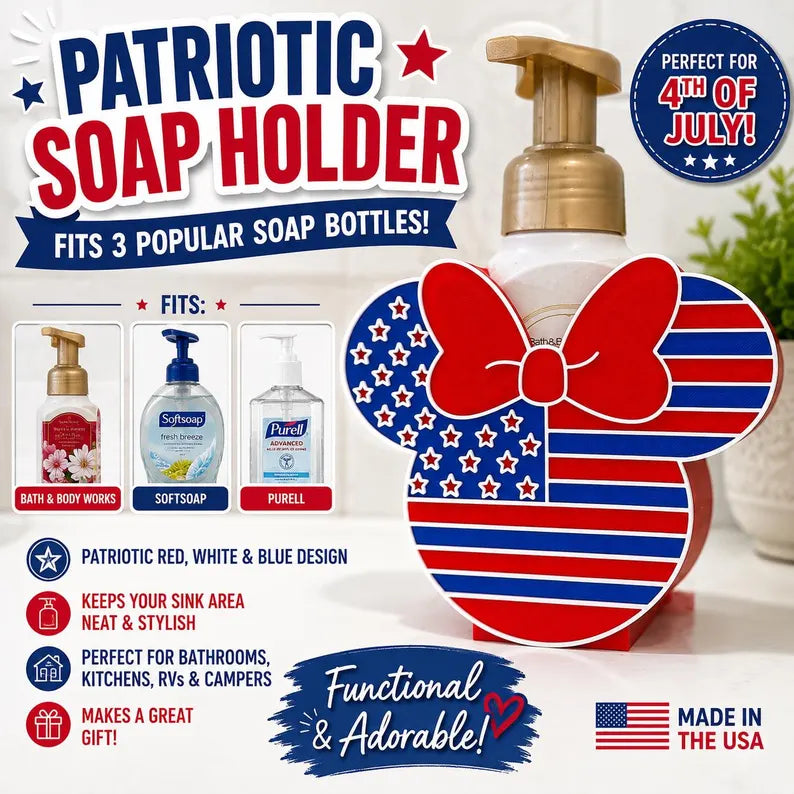 Patriotic Soap Holder
