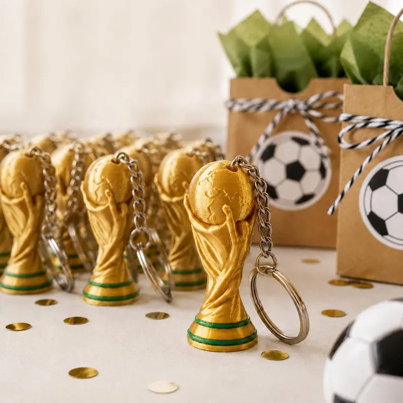 World Cup 2026 Trophy Keychain Soccer