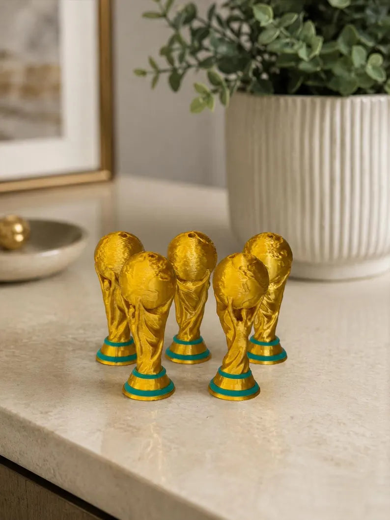 World Cup 2026 Trophy Keychain Soccer