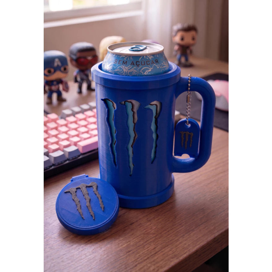 Monster Edition Set – Can Holder + Bottle Opener + Lid