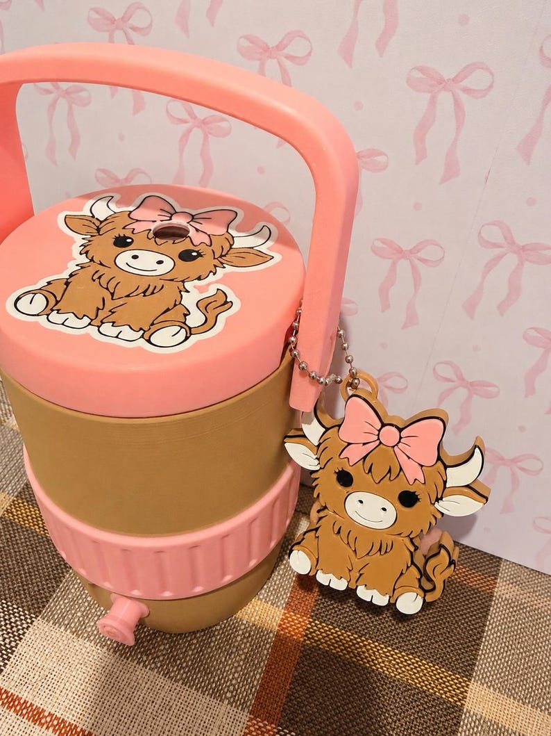 Pink Drink Holder with Tab Opener